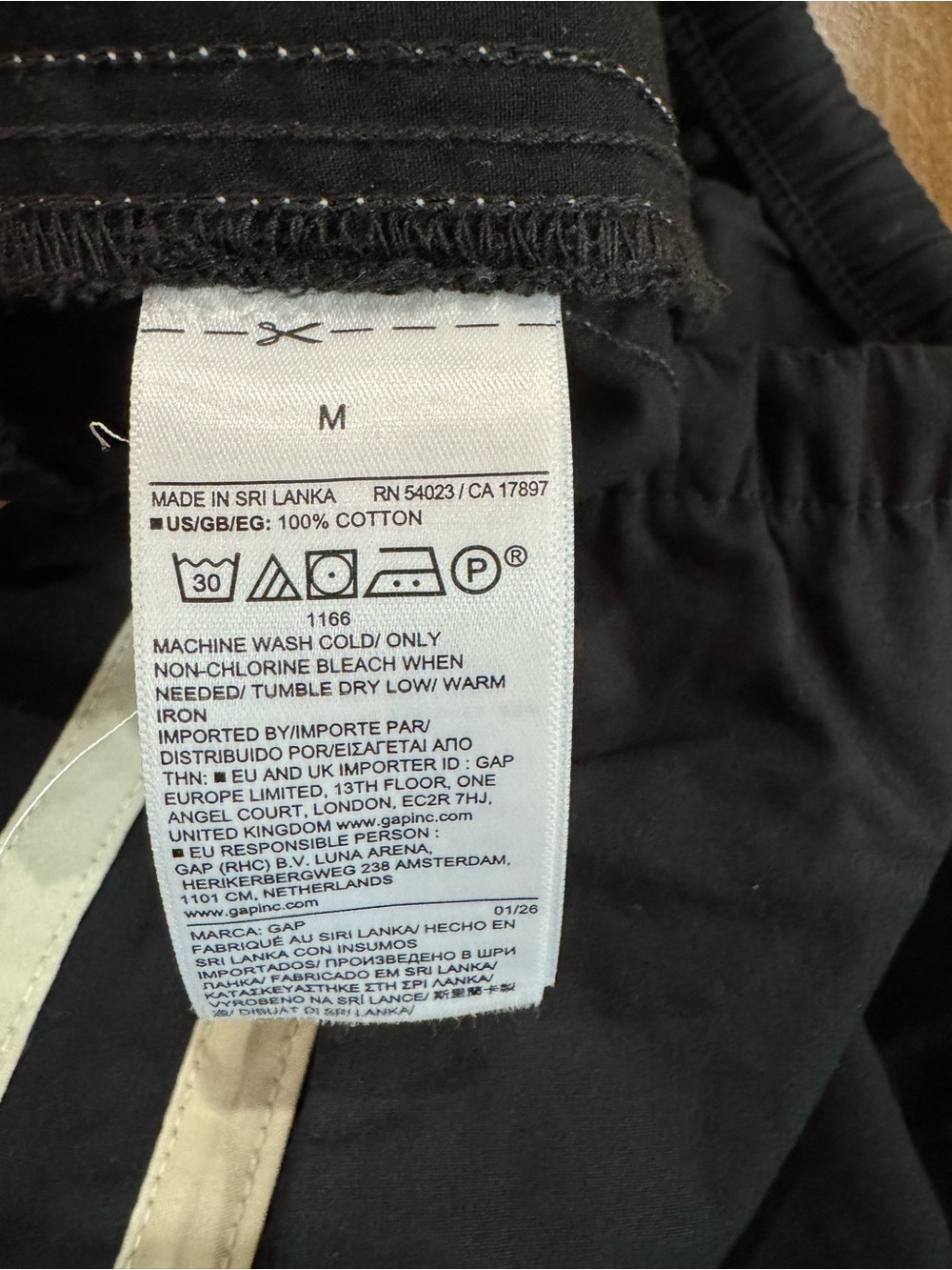 Gap Organic Cotton Poplin Relaxed Easy Stripe Pants - Picture 10 of 16